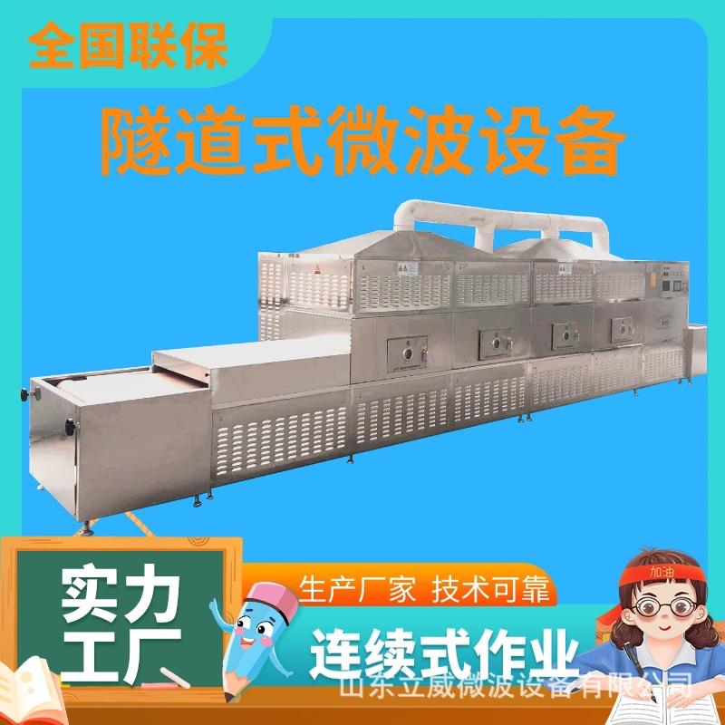 立威腰果烘焙机干果微波低温熟化设备坚果灭活杀虫卵设备现货
