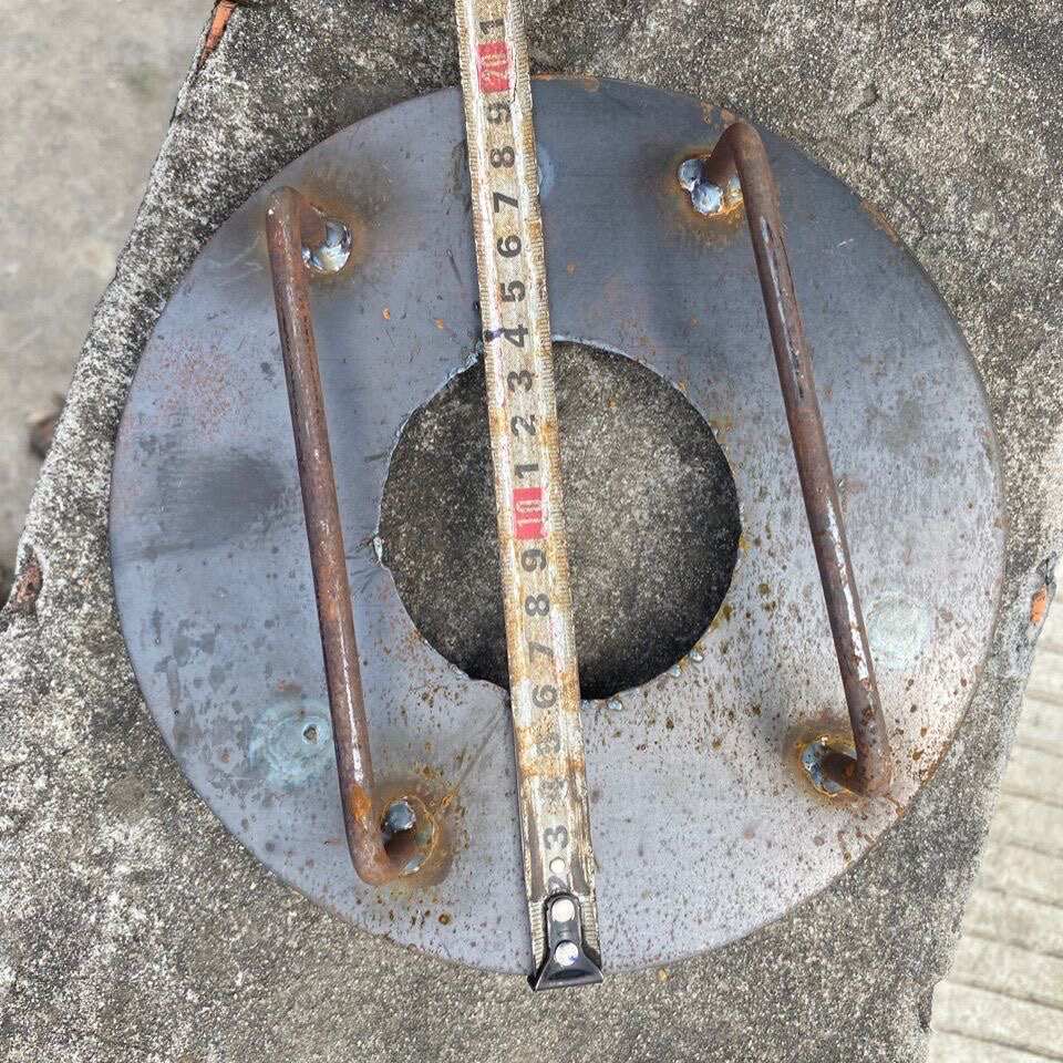 炒货机专用铜盖子筒口铁桶把手盖子封口板栗商用如果一点打磨一下