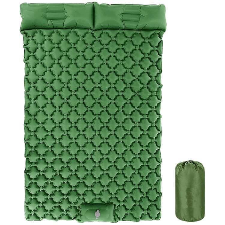 防水脚踩双人自动充气垫帐篷睡户外气床垫防滑可折叠便携