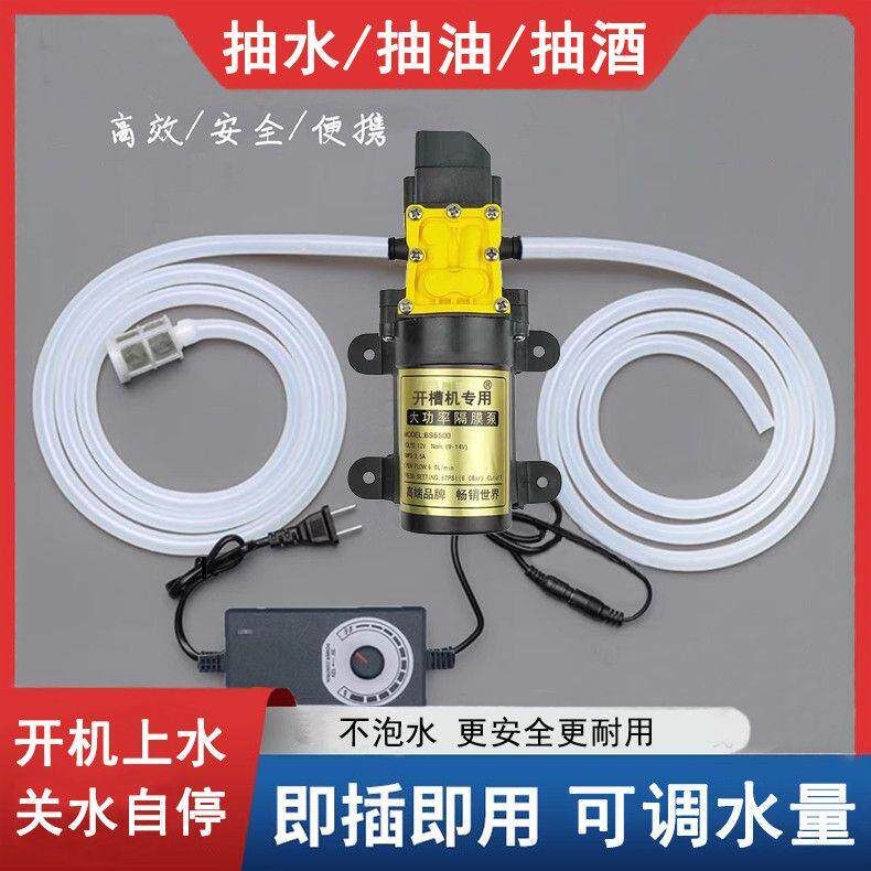 小型洗衣机增压泵农村净水器直饮机自吸泵电动微型隔膜泵自动启停