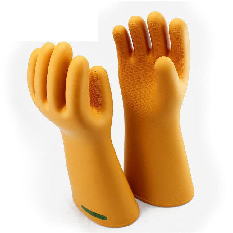 配电室带电作业绝缘防电手套耐高压防触电橡胶绝缘防护手套V136A