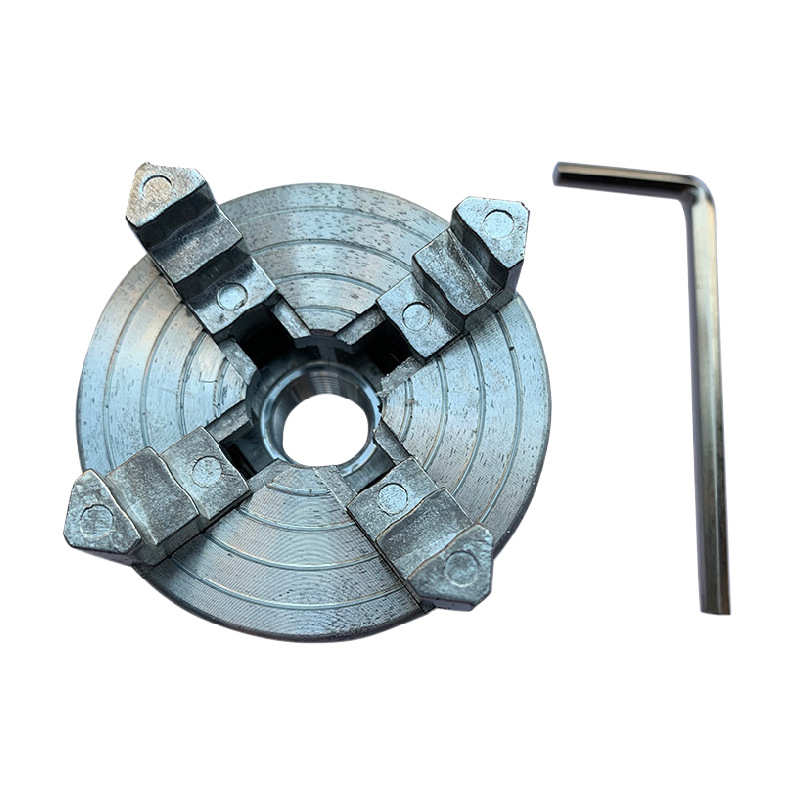 四爪中心卡自50定心锌合金压铸单自找机床夹具卡盘组合六合一动头