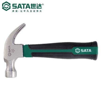 Sata/世达五金工具敲击玻璃纤维短柄羊角锤0.5磅92309锤子
