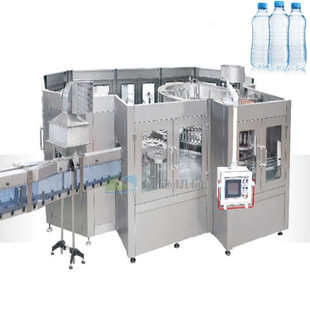 三合一氣泡水鹽汽水瓶裝 機 生產(chǎn)線設備全自動等壓含氣碳酸飲料灌裝