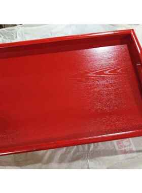 红色大号老式木托盘长方形结婚婚礼大红茶盘敬酒婚庆托盘