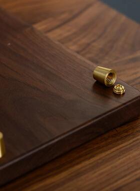 中式黑胡桃木长方形摆件底座工艺品奇石花盆景紫砂壶茶具底座托架