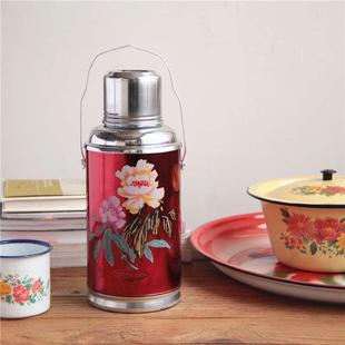 老式热水瓶暖水瓶保温瓶复古怀旧摆件茶壶奶茶冰粉粮票年代