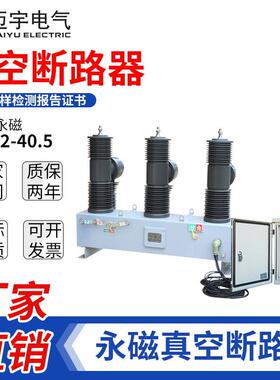 ZW32-40.5户外永磁高压断路器ZW32柱上真空断路器35KV分界开关