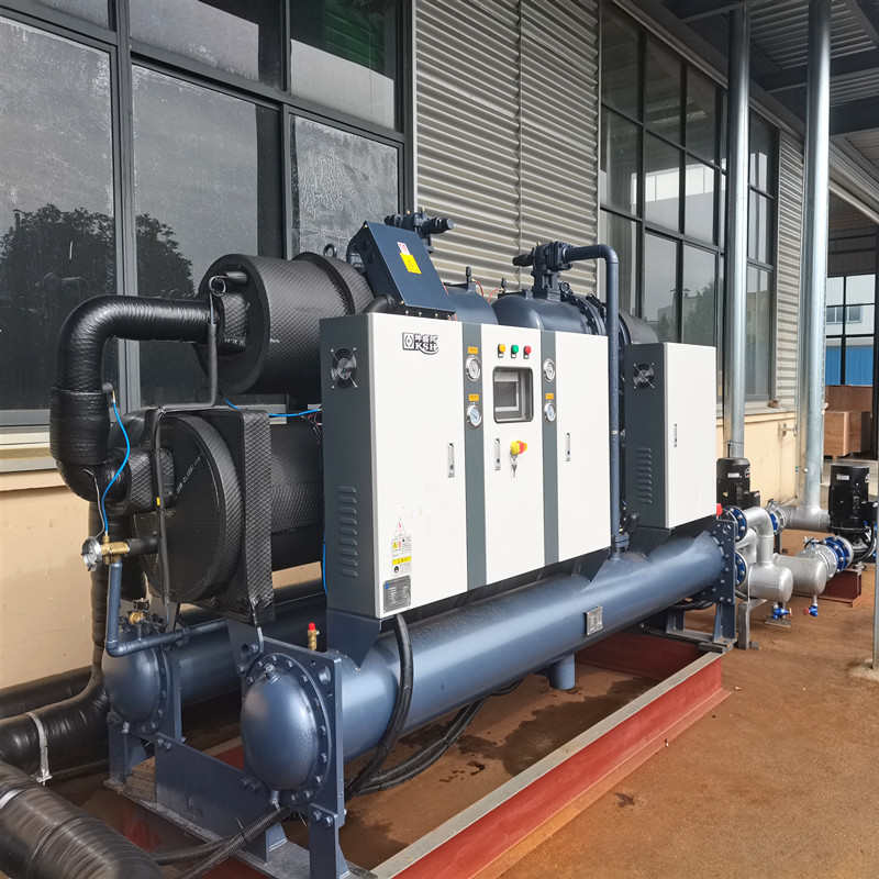 工业水冷螺杆式冷水机低温冷冻机化工制冷机组80P各种非标制冷机