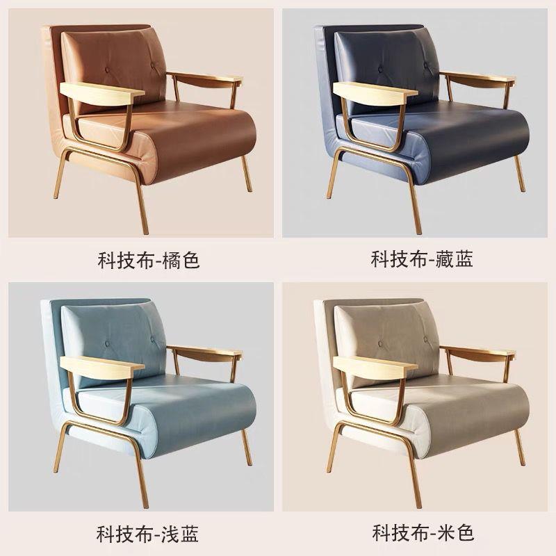 折叠床单人办公室午睡神器家用午休简易床可折叠两用科技布沙发床