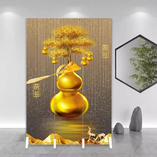 中式屏风隔断客厅进门卧室卫生间家用入户遮挡办公室简易移动折叠