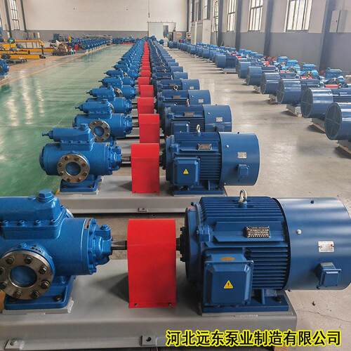 SMH120R46E6.7W23三螺杆泵,配Y15KW-4电机 做柴油雾化点火油泵