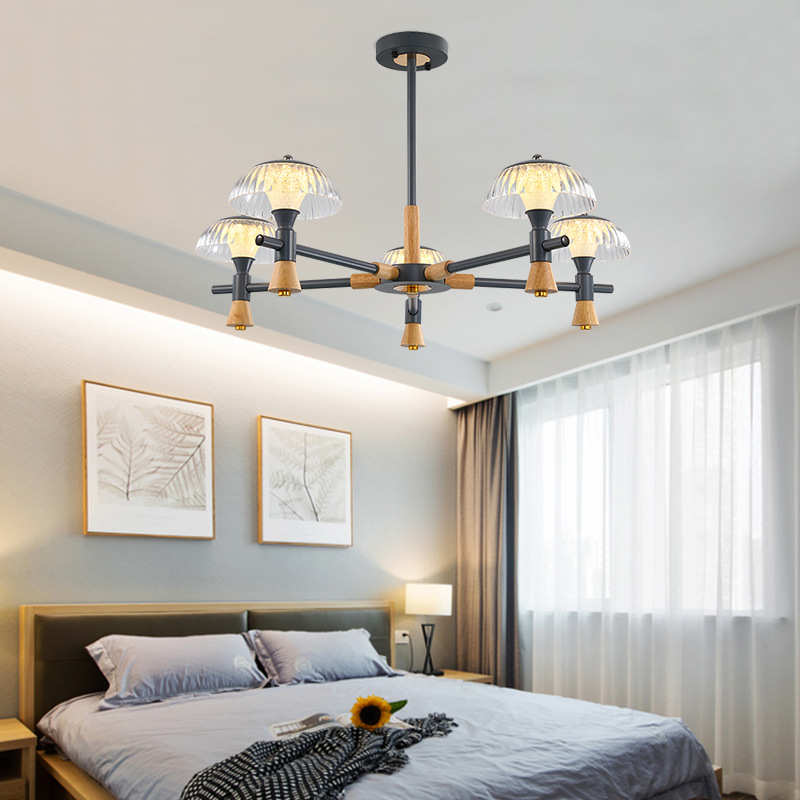 水晶欧式客厅吊灯 家用卧室餐厅餐桌灯具创意大气奢华别墅大厅灯