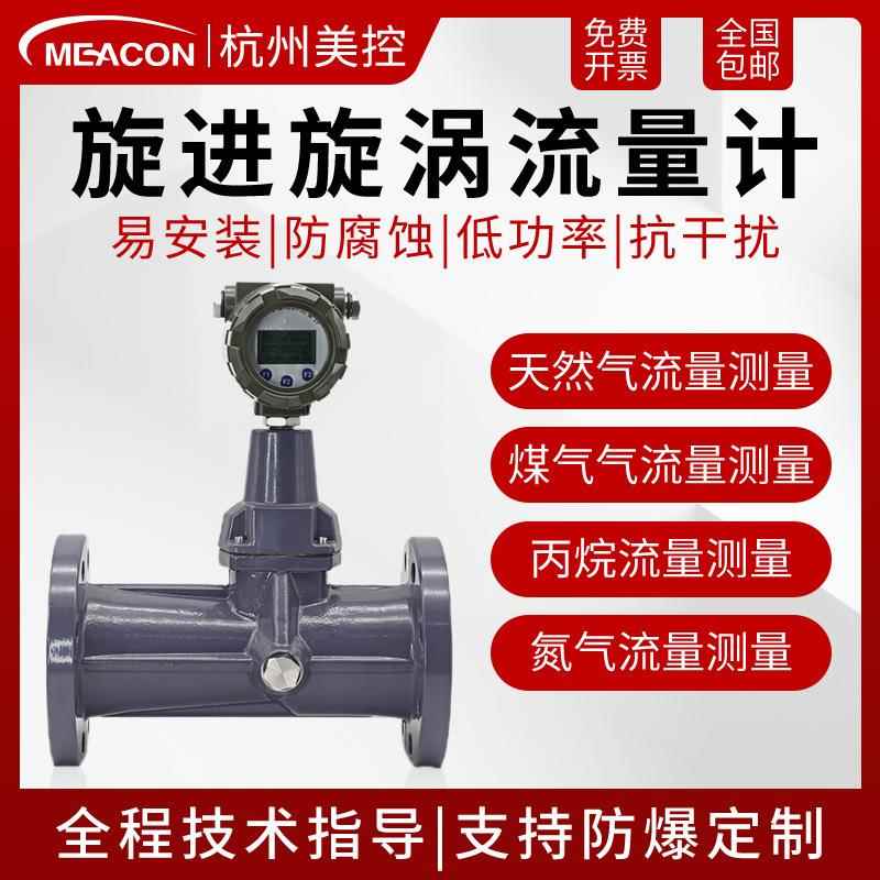 美控智能防爆煤气沼气丙烷天然气旋进旋涡流量计 旋进旋涡流量计