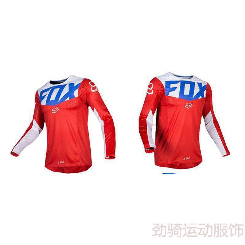 新款直销工厂夏季FOX速降服自行车骑行服透气长袖男越野摩托车赛