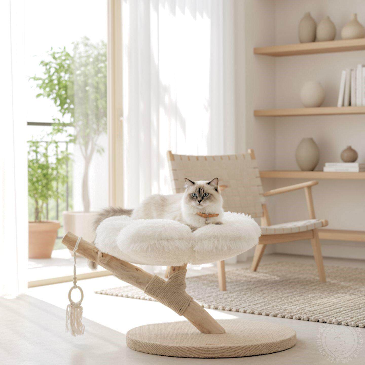 凯瑞一朵花猫爬架花朵猫架子实木猫树猫窝宠物用品猫跳台猫抓柱