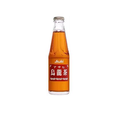 日本进口ASAHI饮料朝日乌龙茶风味饮品回甘解渴解腻玻璃瓶200ml