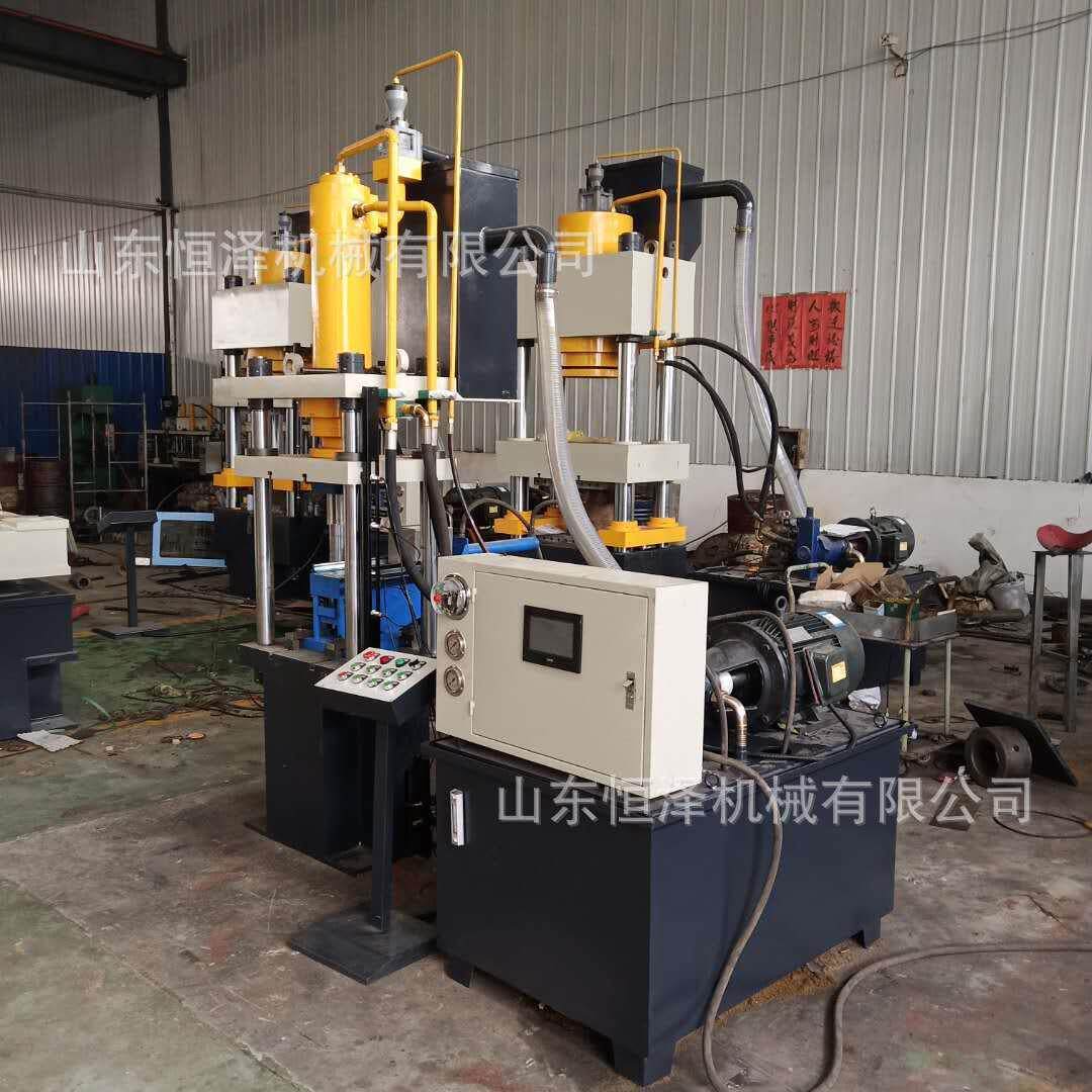 茶叶块压装成型四柱液压机80吨四柱压力机热压粉末成型模压机