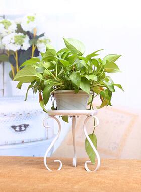 欧式铁艺花架办公桌面创意置物架室内客厅多肉花盆架子绿植