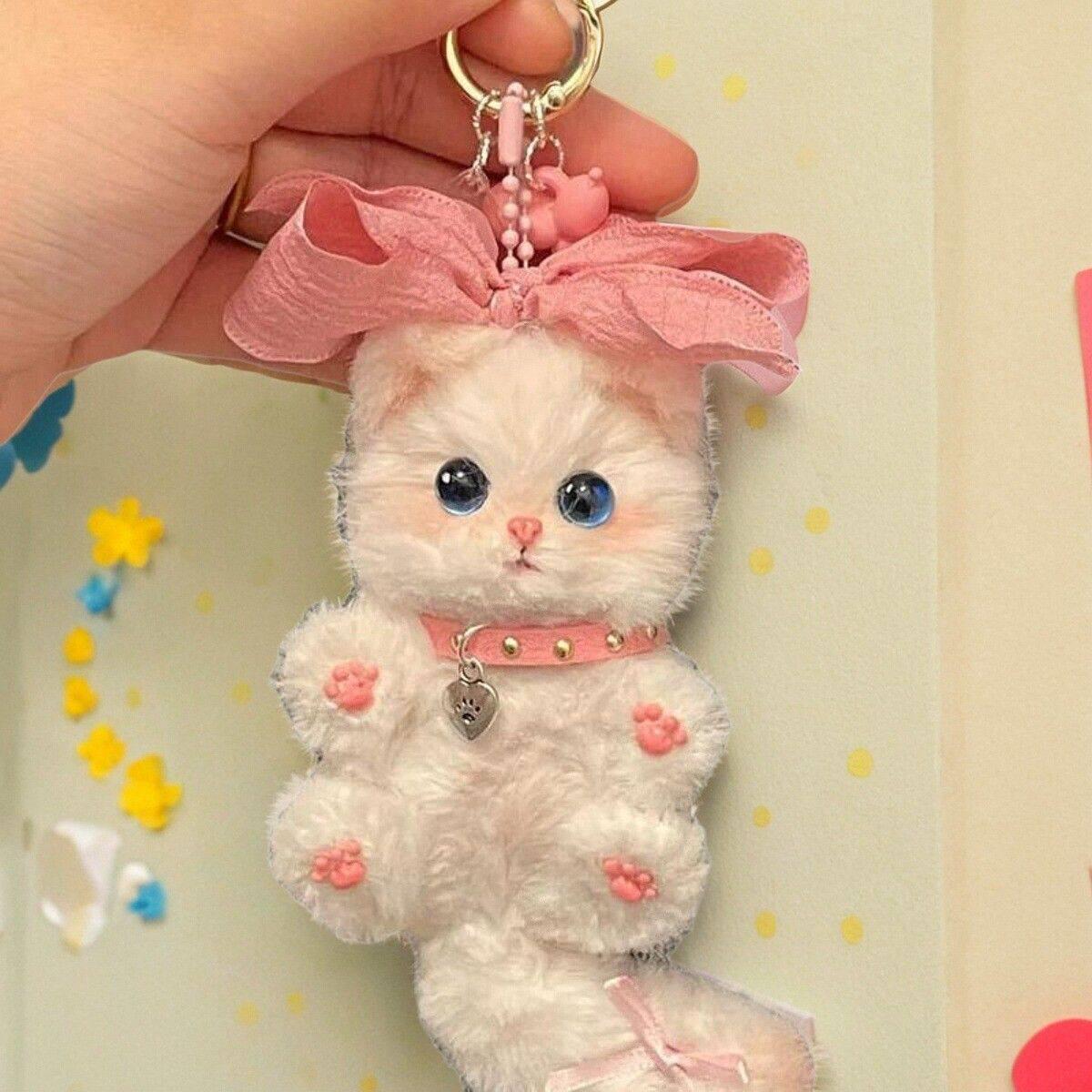 扭扭棒成品小猫可爱毛绒材料手工自制成品玩具送女生礼物包包
