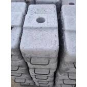 江苏配重块吊篮配重25kg水泥压重块高标混泥土块提升降机电梯桁架