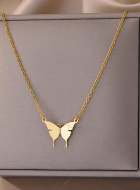 不锈钢蝴蝶首字母项炼为妇女