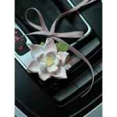 荷花汽车挂件车载香薰车用内饰扩香石莲花好事莲莲出风口香氛礼物