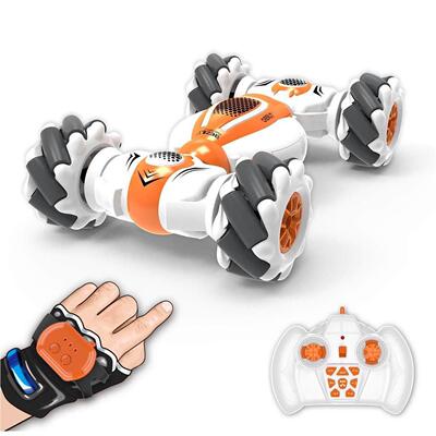 Gesture sensing remote control toy deformation car drift