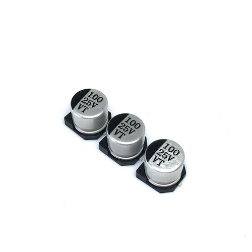 贴片铝电解电容 25v100uf 6.3x5.4 SMD电解电容耐高温 100UF25V