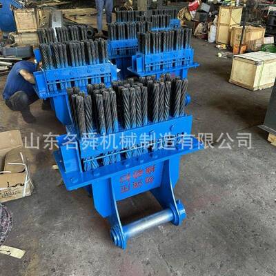 隧道仰供款清理器钢排挖掘机钢刷头三四排新老加MS-06工下架丝绳