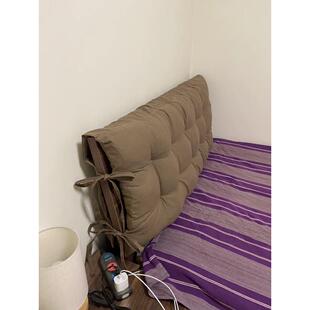 防撞加厚垫 棉花垫 靠椅背垫 实木长方形床头软包靠垫 帆布绑带垫