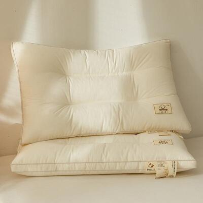 一A人类全棉枕头护颈椎枕芯助睡眠HNJ学生单宿舍酒店专用8对装4*7