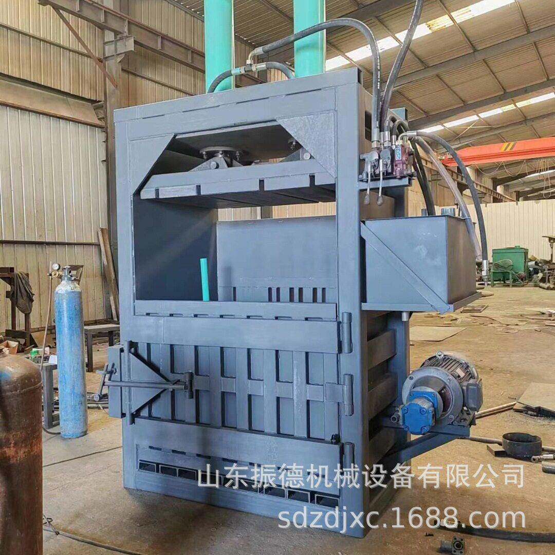 全钢板立式液压打包机价格小型液压打包机视频下脚料打包机厂家