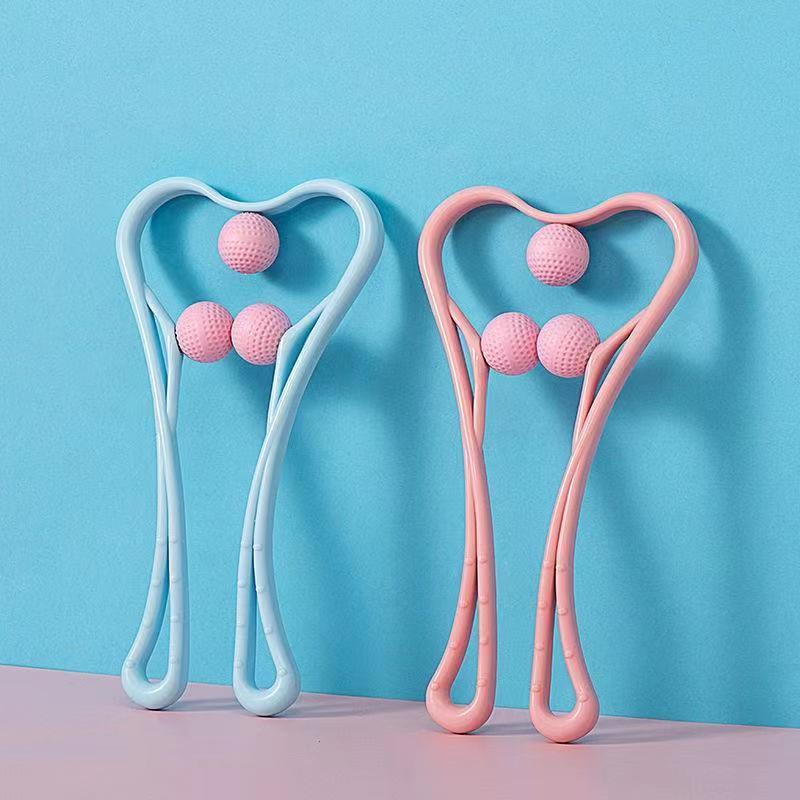 颈椎按摩器肩颈家用手动夹脖子捏脖子护颈仪神器揉捏颈部头部按摩