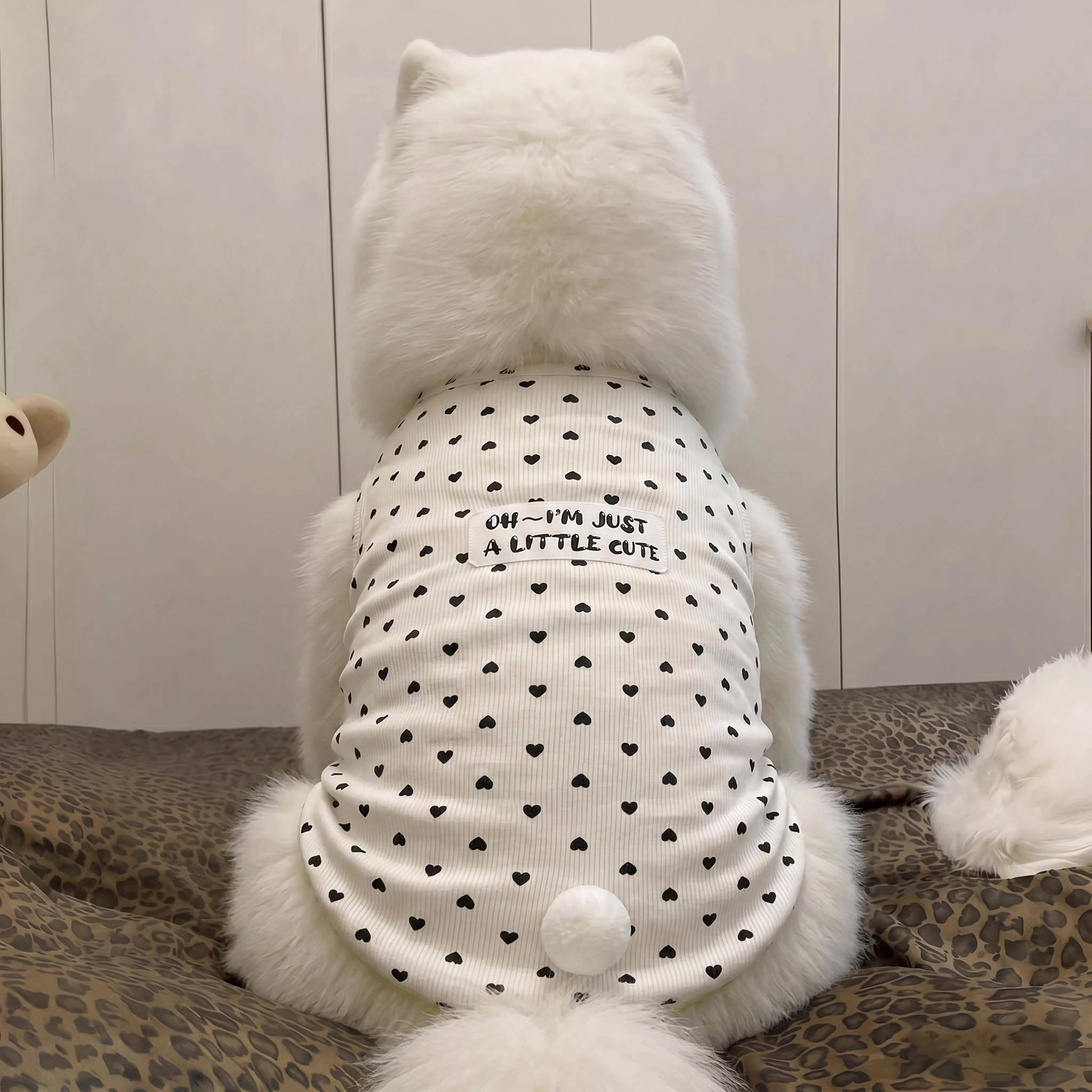 狗狗衣服萨摩耶睡衣夏季薄款柔软亲肤背心中大型犬家居服空调服