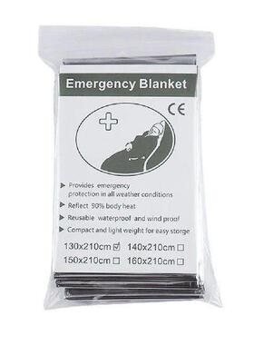 130x210cm Survival Blanket Keeps You Warm Foil Mylar