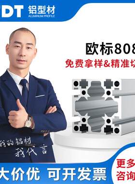 TDT欧标工业铝型材8080重型铝合金型材自动化流水线搭建材料国标