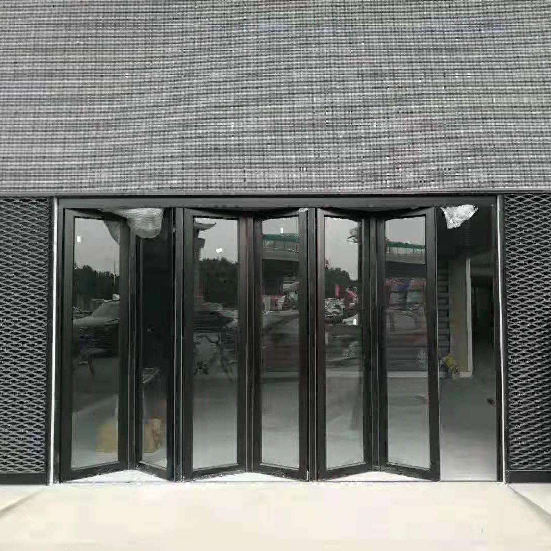 铝合金折叠门室内吊趟推拉折叠门酒店办公室阳台折叠隔断可定