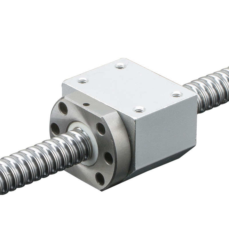 高精密滚珠丝杆丝杠机床双螺母螺纹大导程螺杆传动设备加工套装件