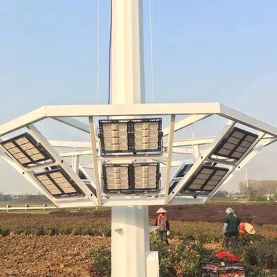 道路路口led高杆灯自动升降式系统高杆灯太阳能球场高杆灯