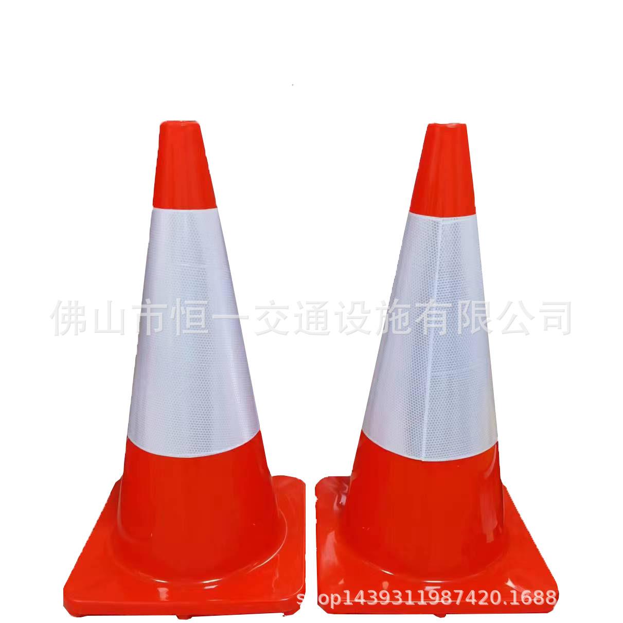 厂家供应PVC橡胶反光路锥广告路锥可印字交通锥雪糕筒塑料方圆锥