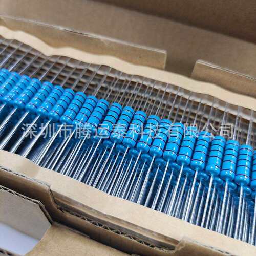 供应 2W 1K 1千欧 精度1% 金属膜 蓝色5色环 编带 电阻 优势直销