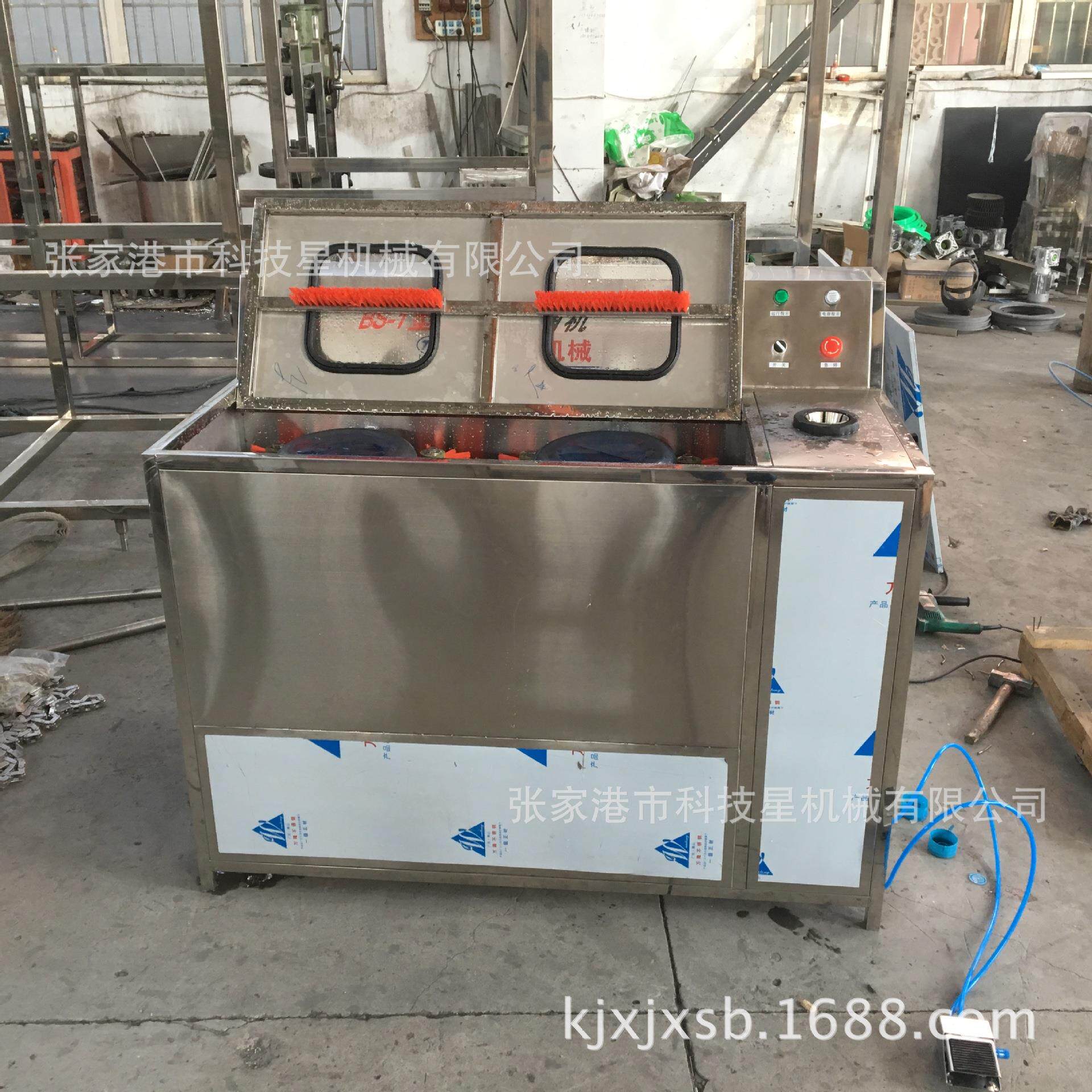 厂家直销洗瓶机全自动拔盖刷桶机全自动内外刷桶机洗桶机高效清洗