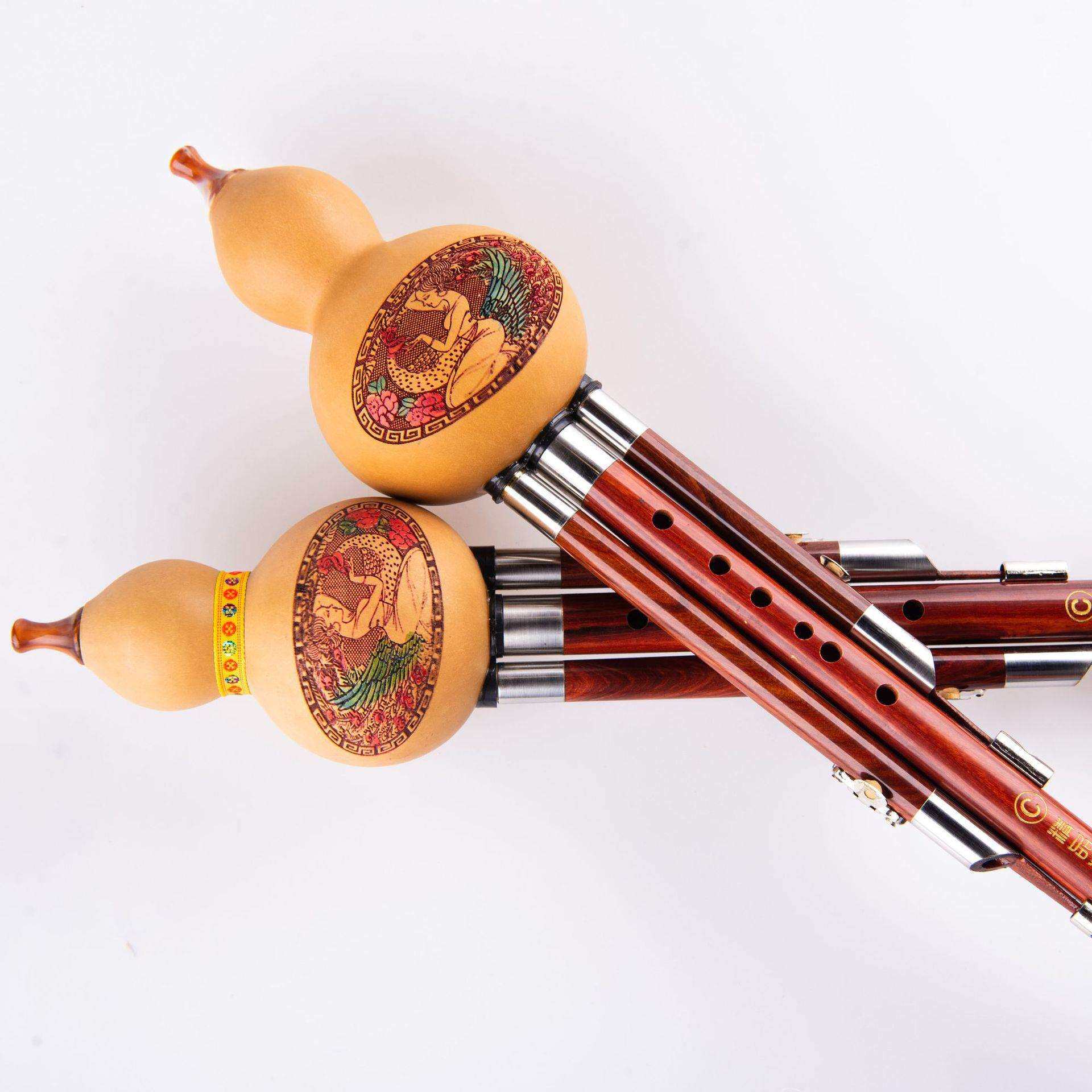 葫芦丝乐器c调降b调三音可拆卸成人演奏教学学生吹奏初学者入门练