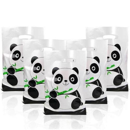 .Party Panda Bag Goodie bags熊猫礼物袋手提袋糖果塑料零食袋