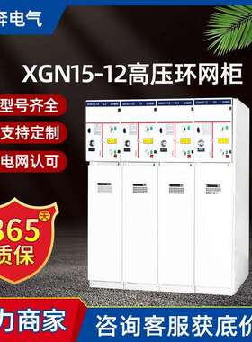 XGN15-12高压环网柜XGN2负荷开关XGN17开关配电柜SF6进出线馈线柜