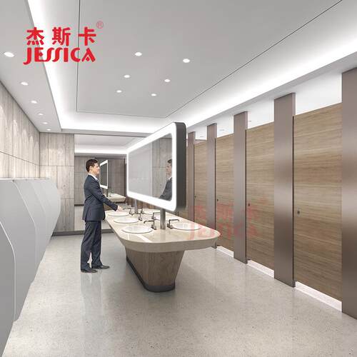 杰全铝复合卡幼儿园卫生隔断板全铝蜂窝斯手洗间隔间断防水防潮厕