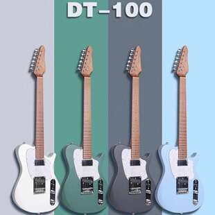 J&DDT100二代电吉他烤枫木琴颈男生女生前卫新派不锈钢品丝