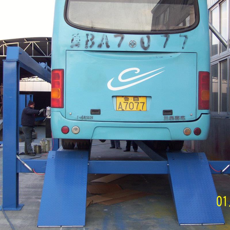 QJY12-4B柱吨平台四式举升机专液压12公交用QJY12-4B大巴车客车举