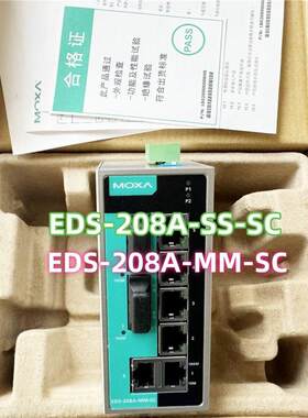 EDS-208A-MM-SC工业级交换机摩莎MOXA2多模光口6电口